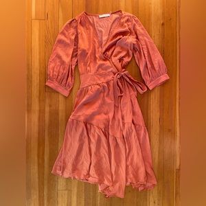Mustard Seed wrap dress, size M